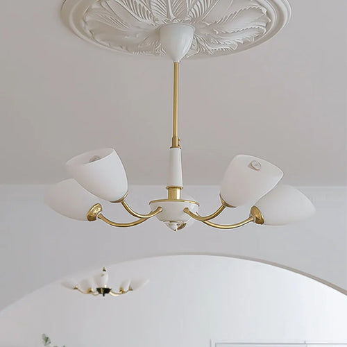 lustre à led moderne design nordique pour intérieur élégant - vue 5 sur 11