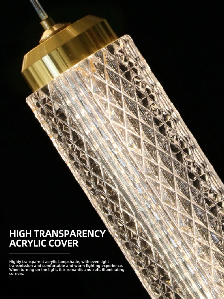 lustre moderne suspendu pour un éclairage élégant et contemporain - vue 5 sur 12