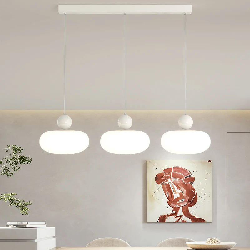 lustre led plafonnier moderne pour cuisine île bar intérieur - vue 3 sur 10