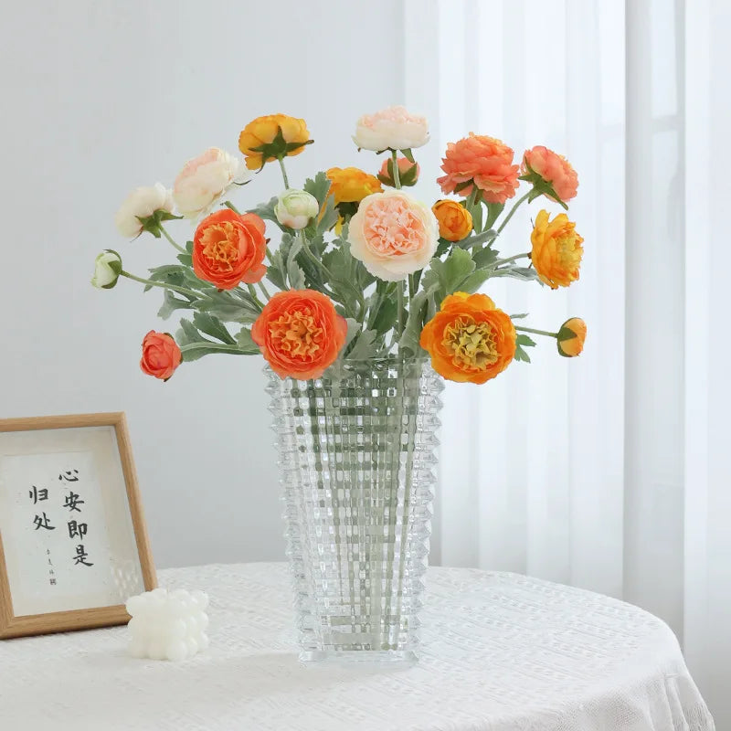 petit bouquet de fleurs artificielles pour décoration de mariage hiver - vue 3 sur 12