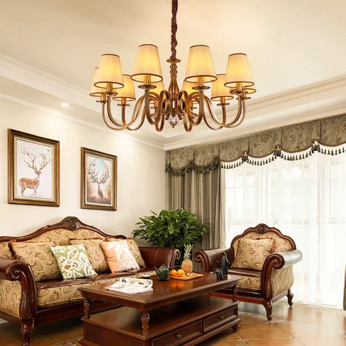 lustre led classique américain pour une décoration rustique élégante - vue 5 sur 15