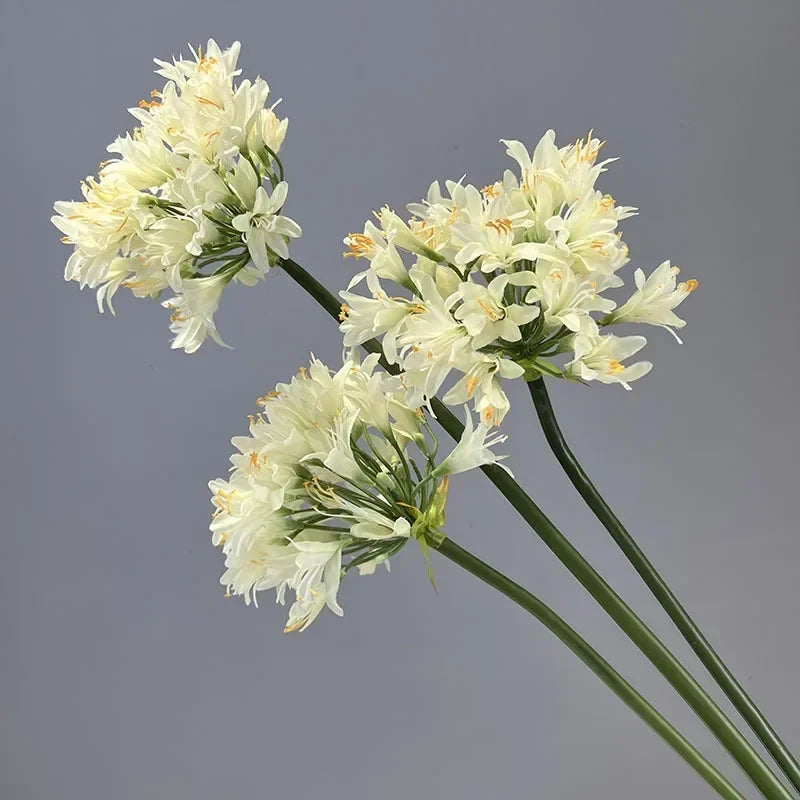 lot de 2 fleurs en soie pour décoration intérieure moderne - vue 4 sur 9