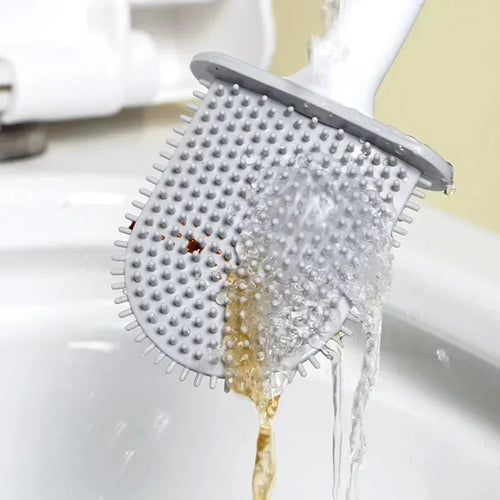 brosse en silicone avec manche flexible et support de séchage rapide - vue 5 sur 8