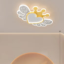 lustre led ultra lumineux moderne nordique avec décoration d'amour