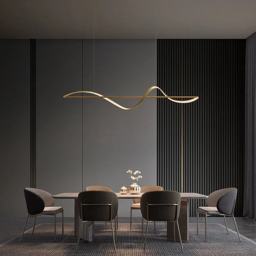 lustre moderne pour éclairage intérieur suspendu - vue 5 sur 6