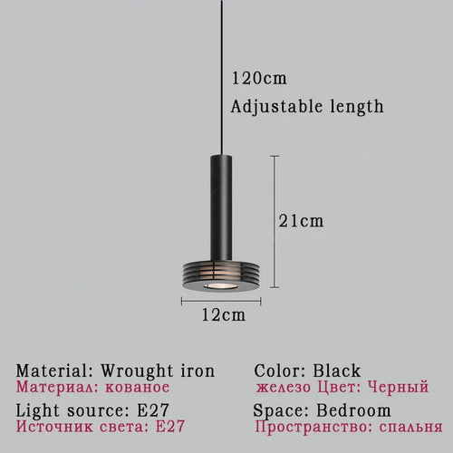 suspension nordique en forme de microphone pour décoration intérieure - vue 11 sur 10