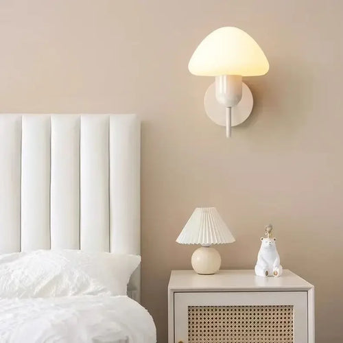 applique murale champignon led décoration intérieure moderne élégante - vue 3 sur 10