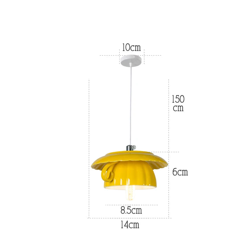 lampe suspension céramique moderne led - vue 17 sur 28