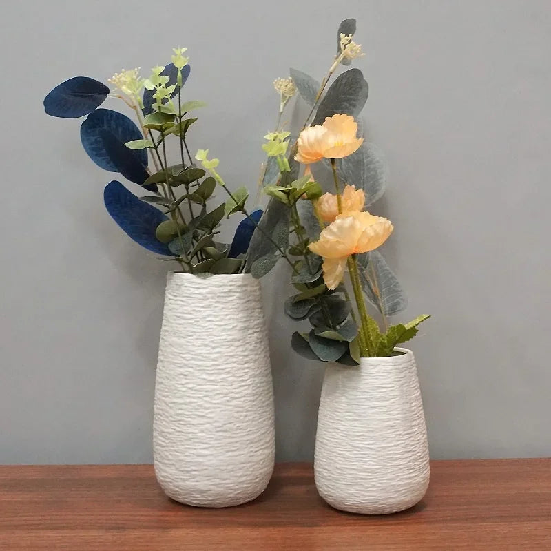 vase en céramique décoratif pour fleurs sèches intérieur maison - vue 2 sur 10