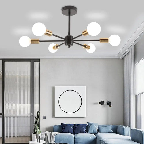 lustre led moderne pour un éclairage d'intérieur élégant - vue 4 sur 10