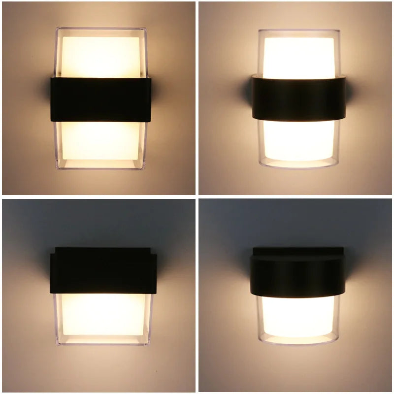 applique murale led résistantes à l'humidité pour décoration extérieure rurale - vue 6 sur 14