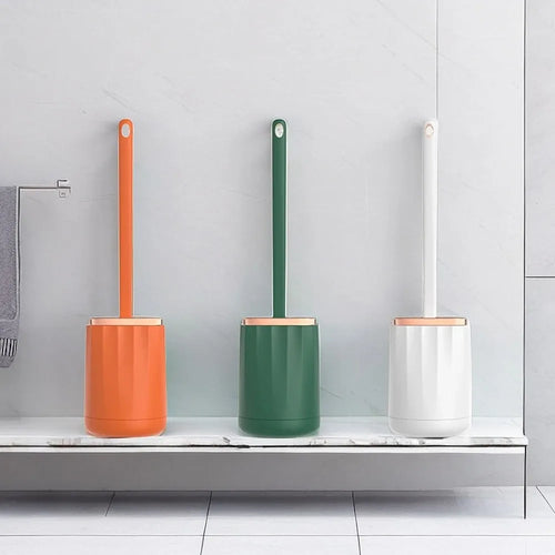 ensemble de brosses en silicone pour salle de bain multifonctions - vue 2 sur 9