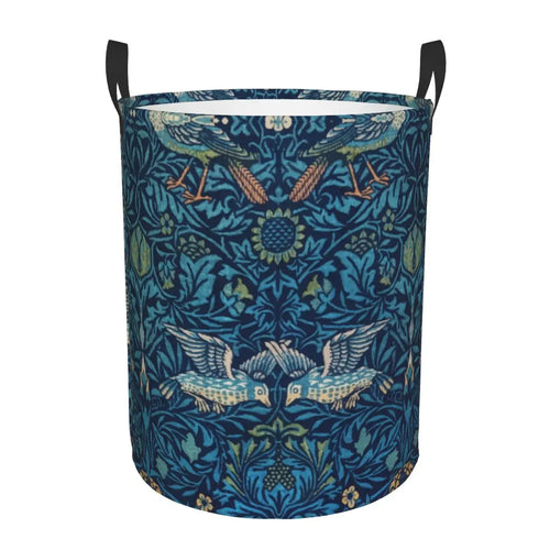 panier à linge pliable floral pour rangement jouets bébé - vue 30 sur 30