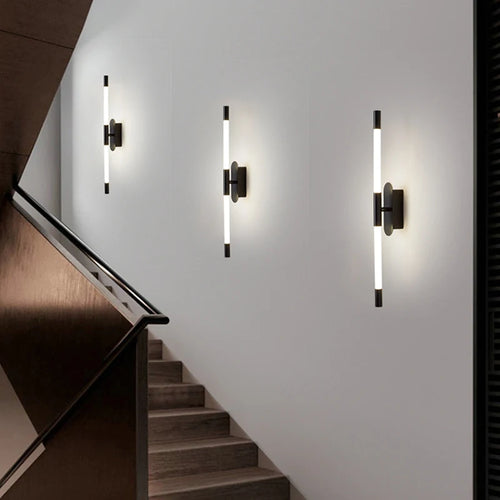 applique murale modernes à double tête minimalistes et créatives led - vue 6 sur 8