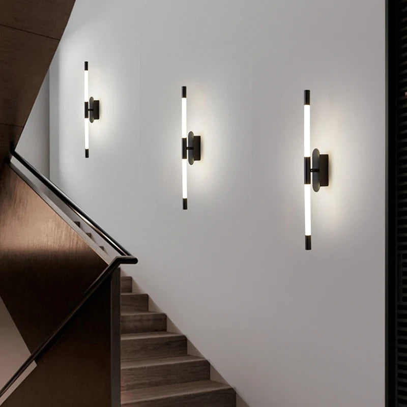 applique murale modernes à double tête minimalistes et créatives led - vue 6 sur 8