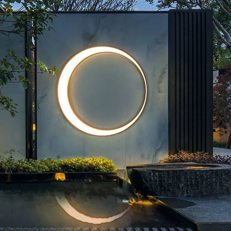 applique murale extérieure moderne étanche design pour jardin et terrasse - vue 2 sur 6