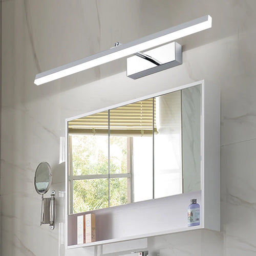 lampe frontale à miroir rétractable pour toilettes - vue 3 sur 18
