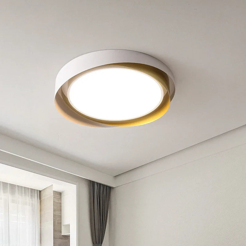 Plafonnier Simple Moderne À LEDs Lumières Gradation Luminaire Chambre Salon Étude Foyer Salon Lampes Lampara Para Habitacion - vue 2 sur 12