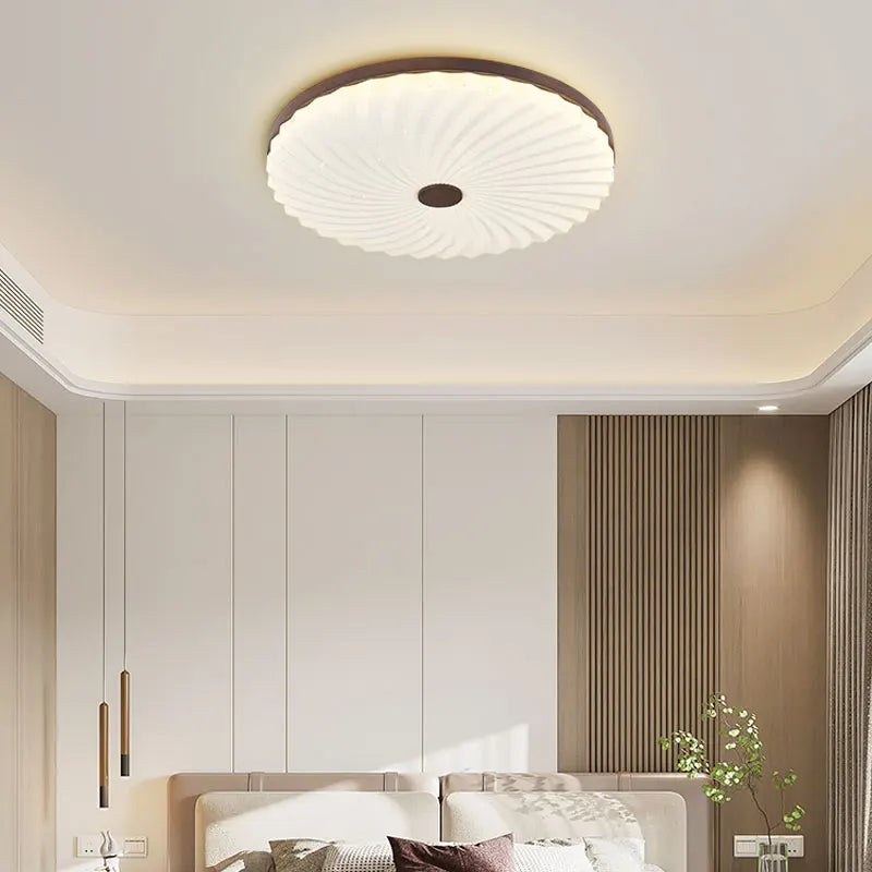 plafonnier en bois et led pour décoration intérieure moderne - vue 3 sur 10
