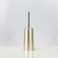 brosse de toilette créative avec support pour salle de bain