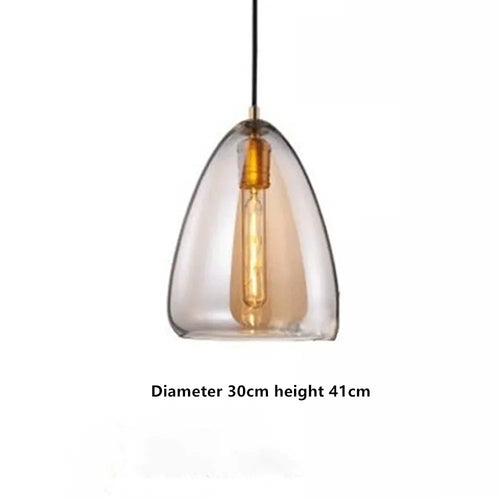 suspension en verre design nordique pour décoration intérieure moderne - vue 13 sur 15