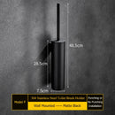 porte-brosse mural en acier inoxydable durable sans perforation