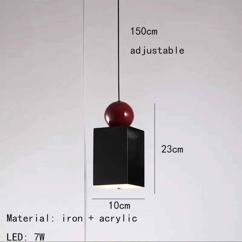 lustre moderne réglable cordon métallique pour intérieur design - vue 16 sur 24