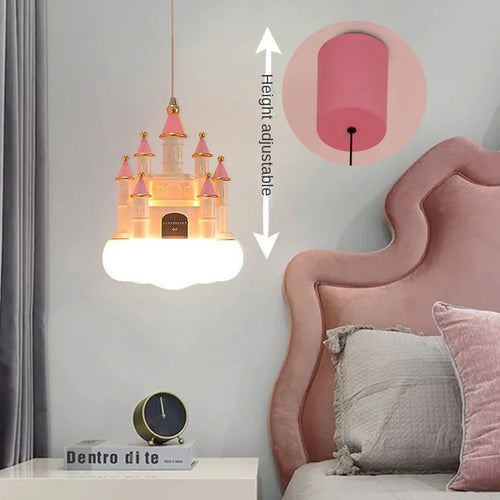 suspension créative nuages château pour chambre d'enfants - vue 7 sur 8