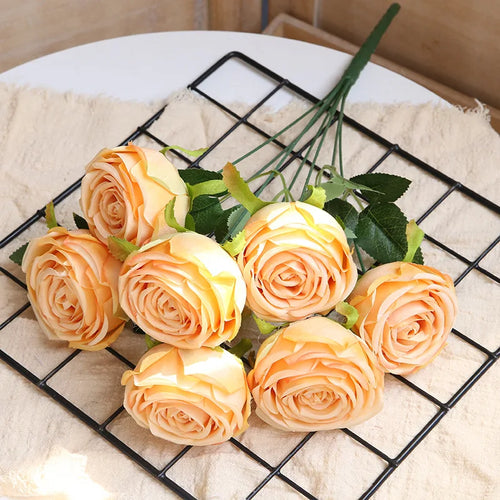 bouquets de roses artificielles pour décoration de mariage et artisanat - vue 16 sur 17
