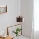 suspension LED en bois au design nordique moderne