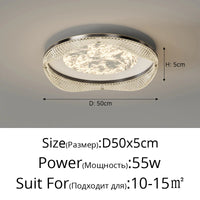 plafonnier moderne en laiton design créatif minimaliste pour intérieur