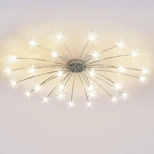 plafonnier étoile led pour éclairage intérieur moderne - vue 6 sur 18