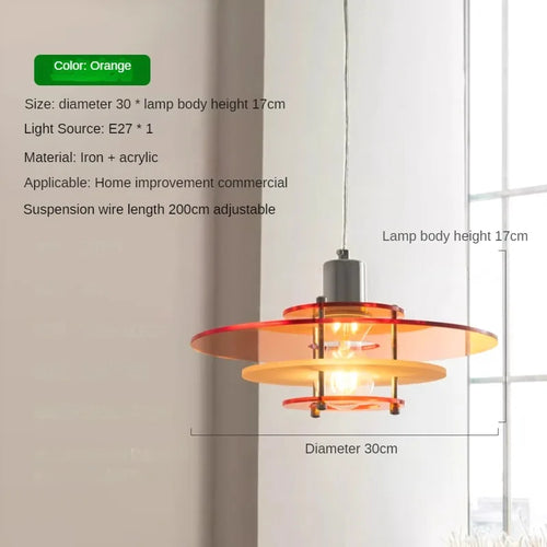 suspension à led en acrylique pour restaurants et magasins - vue 10 sur 9