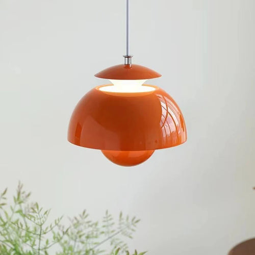 Moderne Nordique Danois Designer LED Suspension Lumière Fleur Bud Décor Art Suspendus Lustres Lampe Maison Chambre Cuisine Lampe De Chevet - vue 2 sur 10