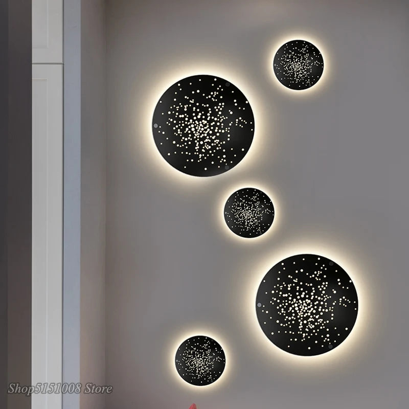 applique murale led 2022 luxe moderne canapé tv fond - vue 3 sur 10