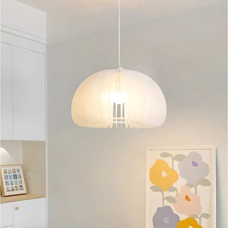 suspension citrouille style nordique moderne luminaire vintage intérieur - vue 2 sur 7