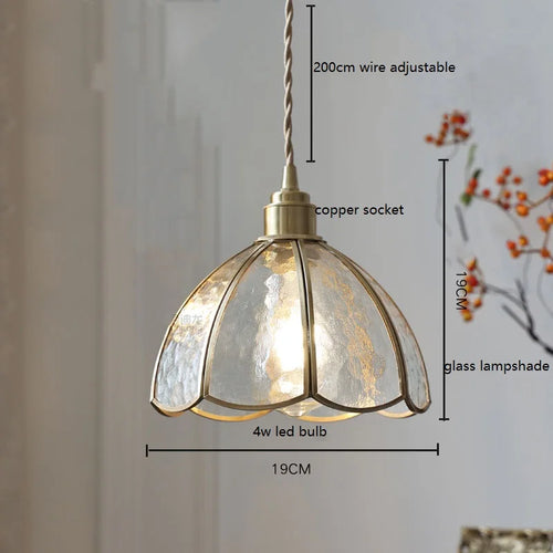 iwhd lampe à main led moderne en verre cuivre papillon - vue 20 sur 28