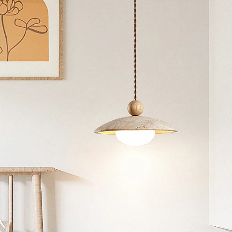 suspension à led en pierre style nordique pour décoration intérieure - vue 1 sur 8
