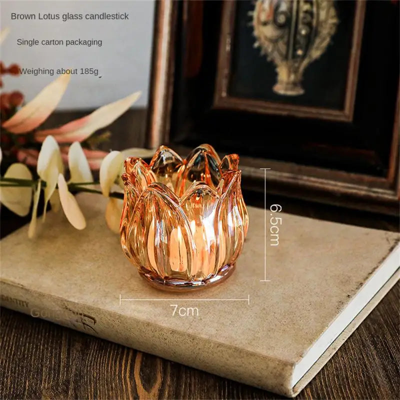 accessoires romantiques pour dîner bougeoirs tasses et bougies - vue 8 sur 8