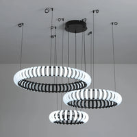 lampe pendante design moderne led ronde nordique pour décor atmosphérique