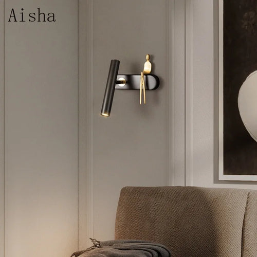 applique murale led minimaliste pour intérieur créatif moderne - vue 4 sur 9