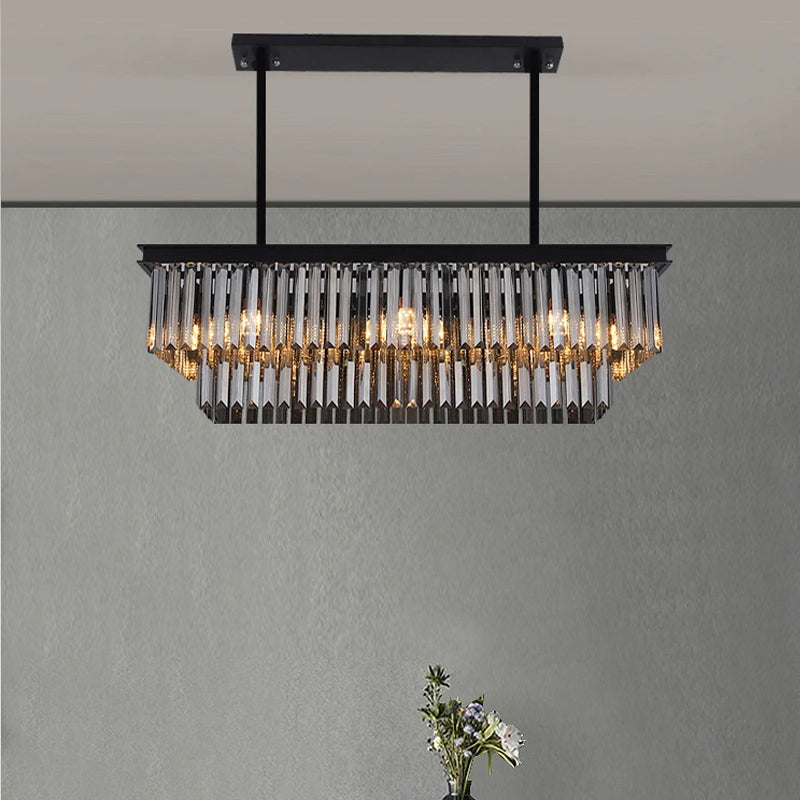 lustre moderne en cristal pour un éclairage élégant intérieur - vue 3 sur 6