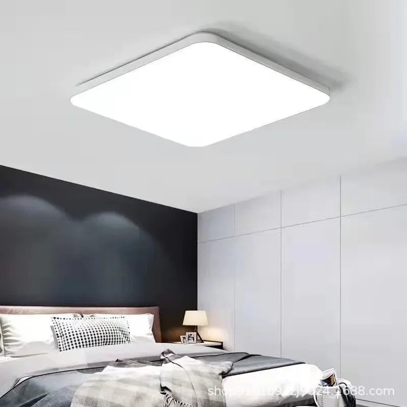 plafonnier led moderne ultra mince en acrylique pour un éclairage élégant - vue 4 sur 13