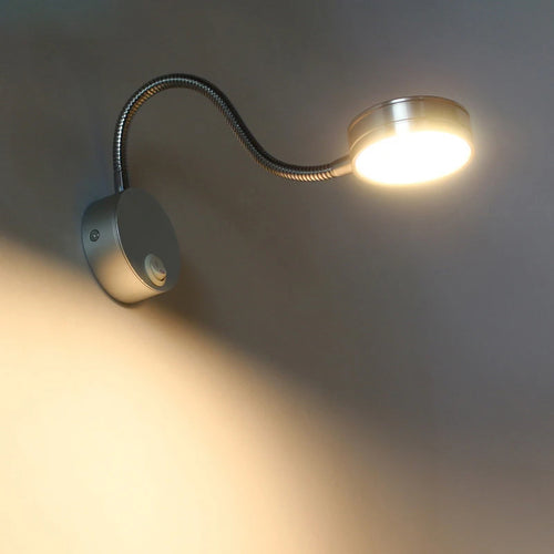 applique murale moderne à led avec bras flexible et interrupteur - vue 7 sur 6