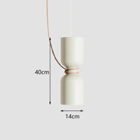 suspension à deux têtes design moderne pour intérieur
