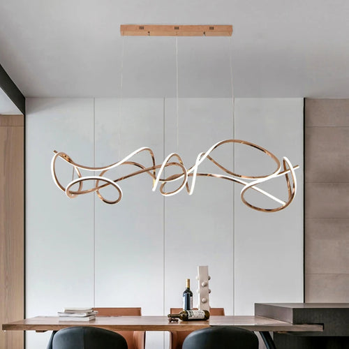 lustre moderne design pour éclairage intérieur élégant et raffiné - vue 3 sur 8