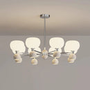 lustre led moderne haut bas éclairage intérieur suspendu