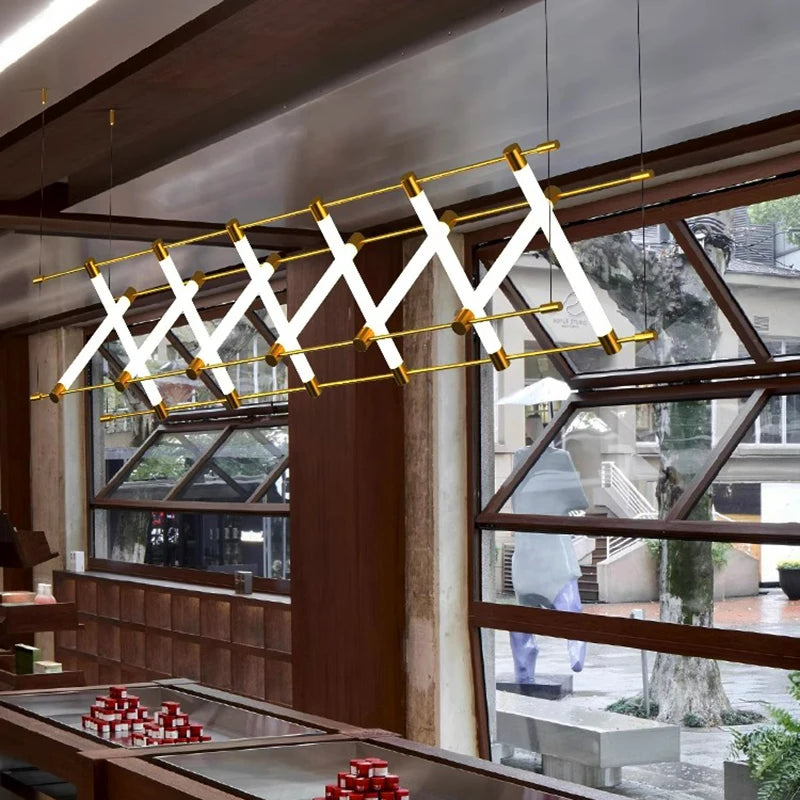 lustre de plafond modernes pour salle à manger luminaire pour éclairage intérieur de salon - vue 6 sur 12
