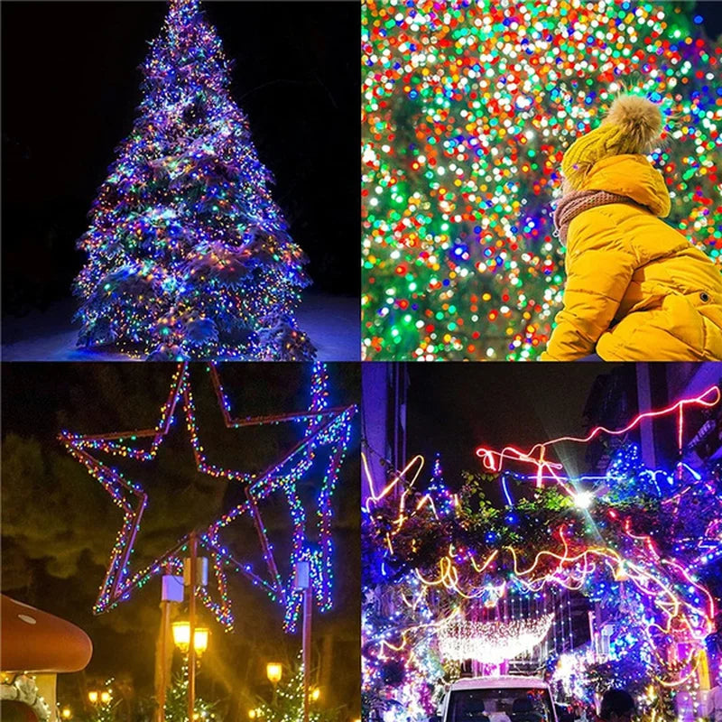 guirlande lumineuse led étanche pour décorations de fête - vue 6 sur 9