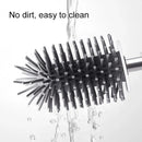 brosse de toilette en silicone avec support mural ou sur pied